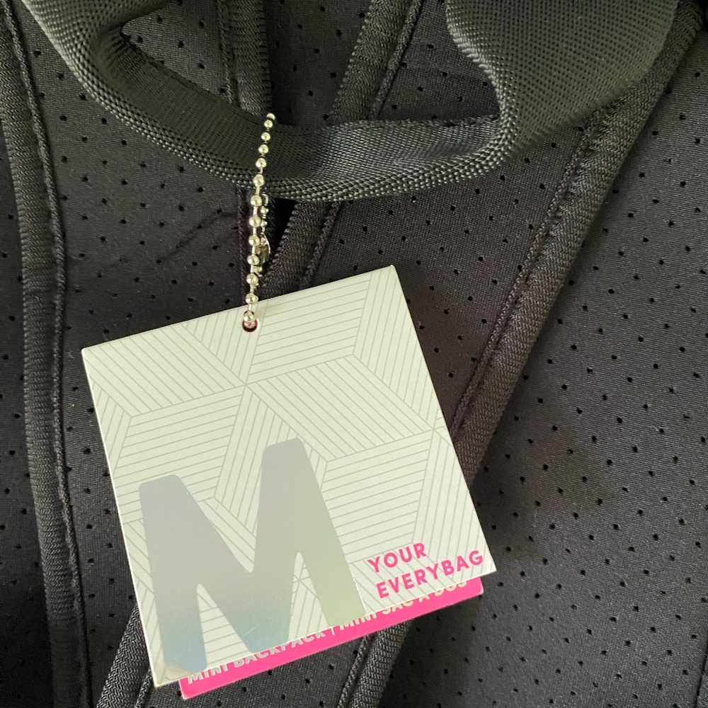 Black Mini Backpack - Picture 3 of 8